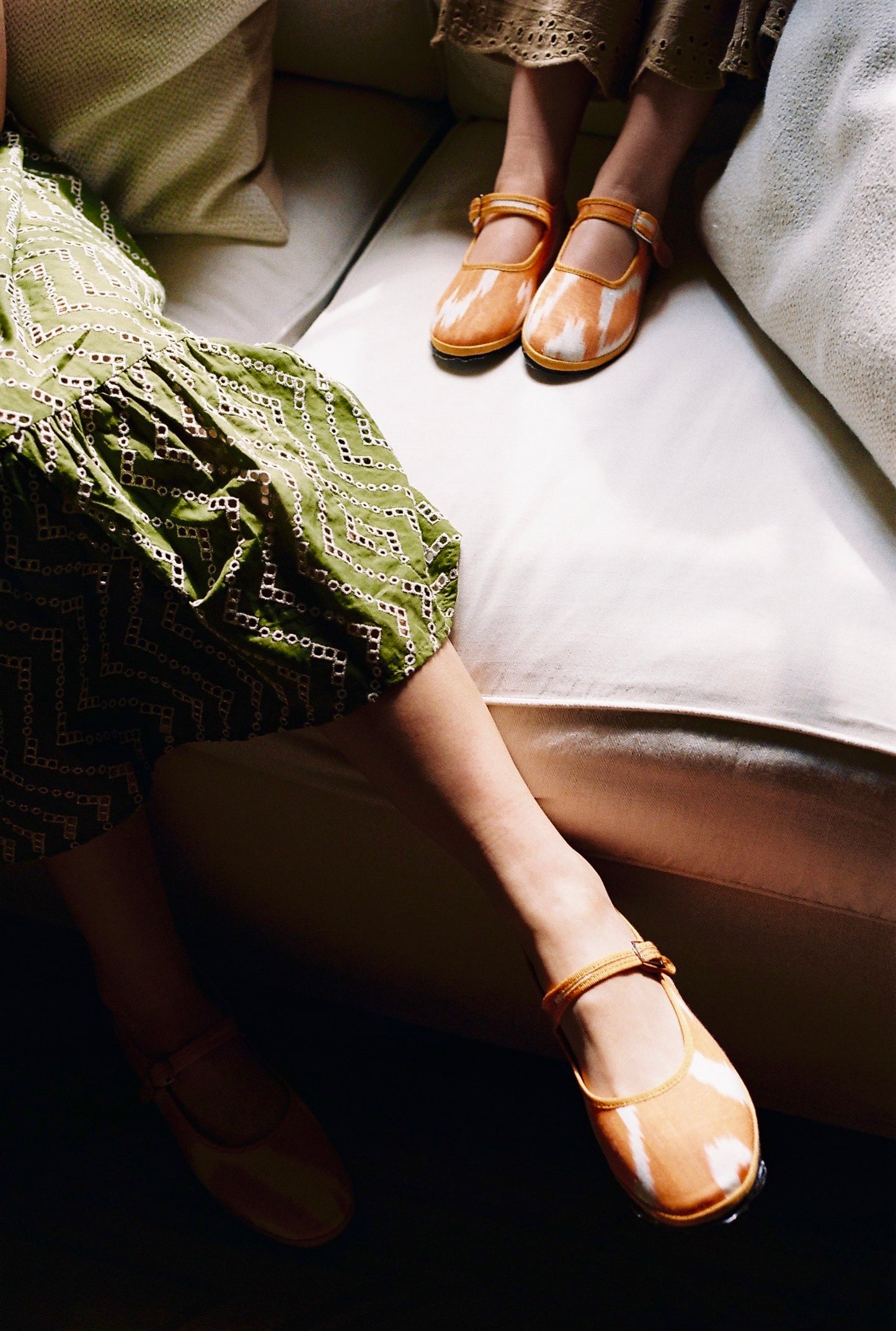 Bambina Ikat Orange Tangerine