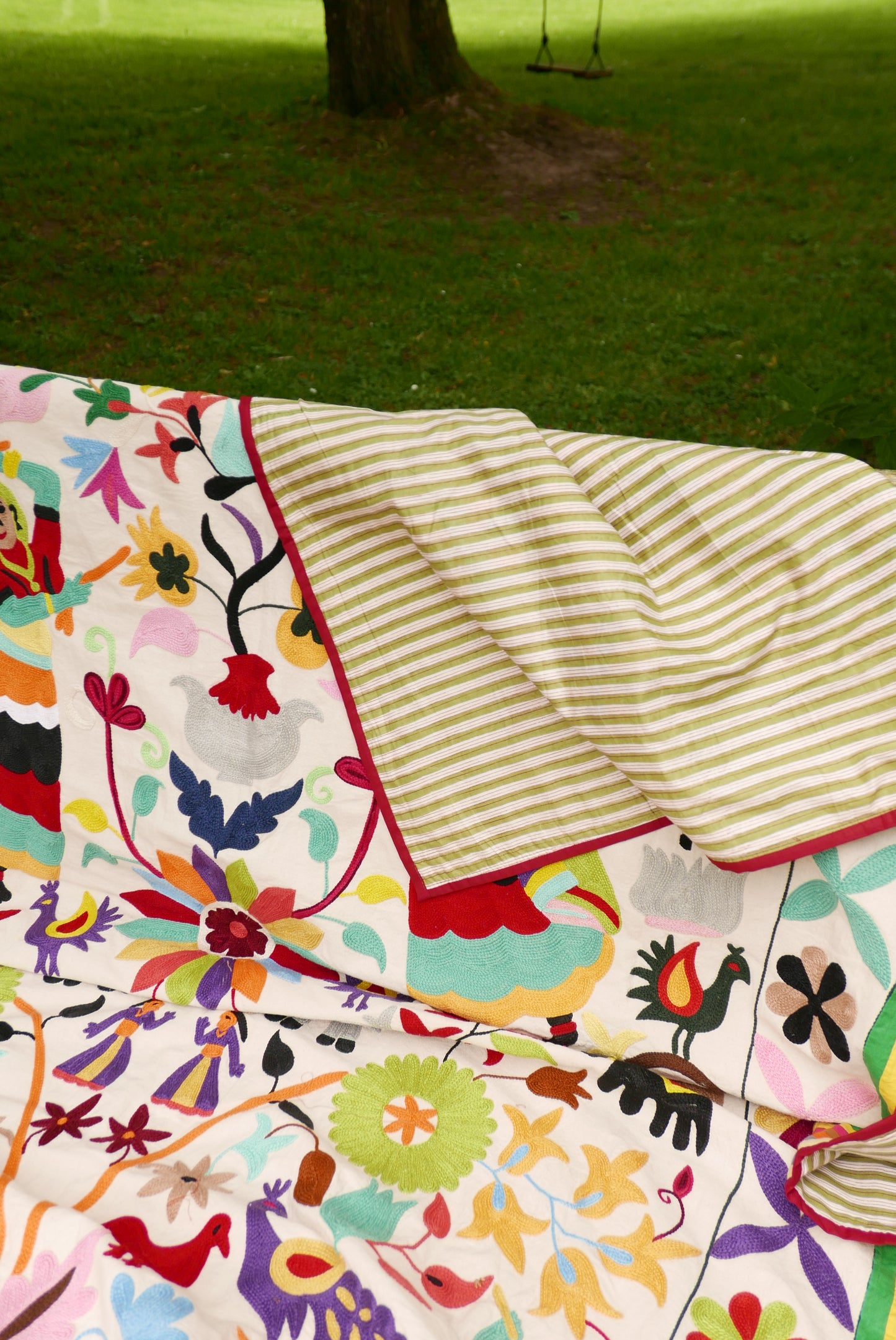 Suzani Wildlife Garden tablecloth