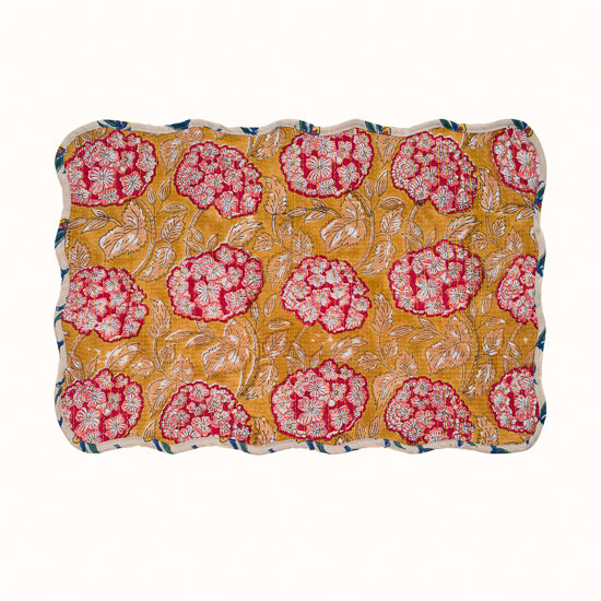 Placemat Red Hortensia