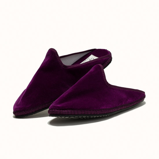 Babouches Aubergine