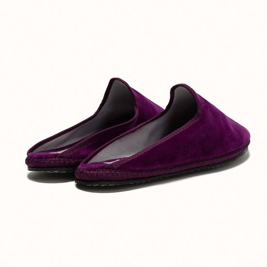 Babouches Aubergine