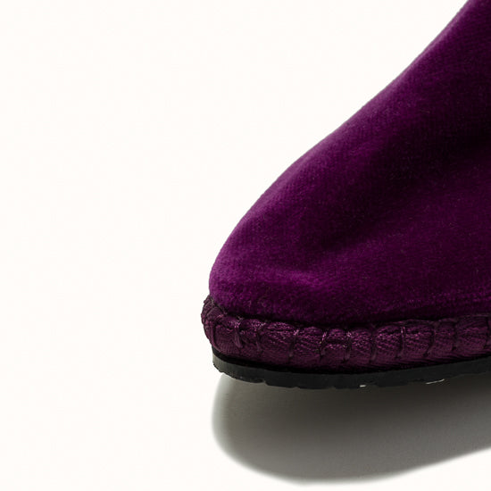 Babouches Aubergine