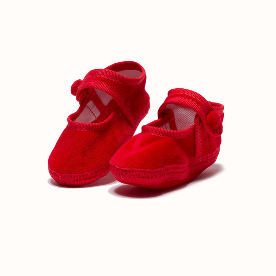 Velvet Baby Poppy Red