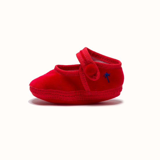 Velvet Baby Poppy Red