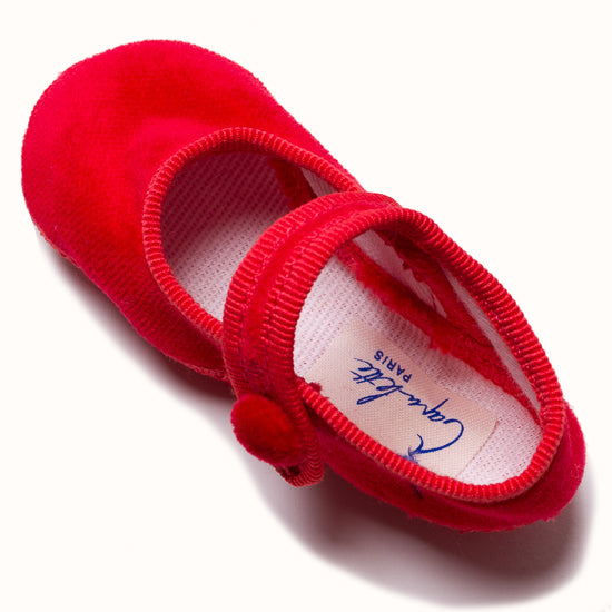 Velvet Baby Poppy Red
