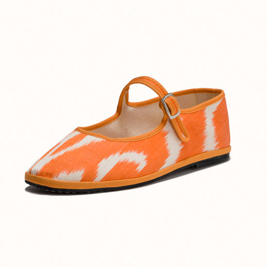 Bambina Ikat Orange Tangerine