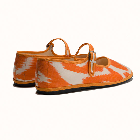 Bambina Ikat Orange Tangerine