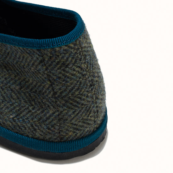 Bambina Tweed Bleu Denim & Indigo