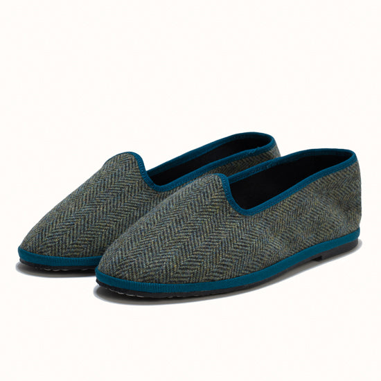Tweed Bleu Denim & Indigo