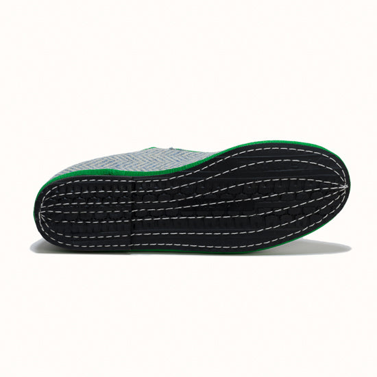 Bambina Tweed Bleu ciel & Vert Menthe