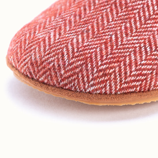 La pantoufle Tweed Pamplemousse