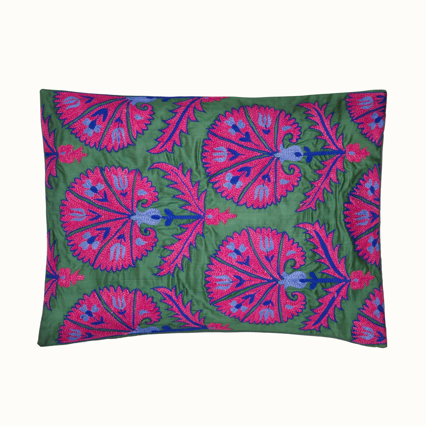 Suzani Vert et Fuchsia
