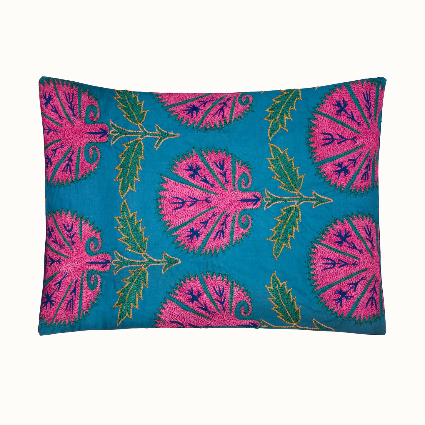 Suzani Blue and Fuchsia