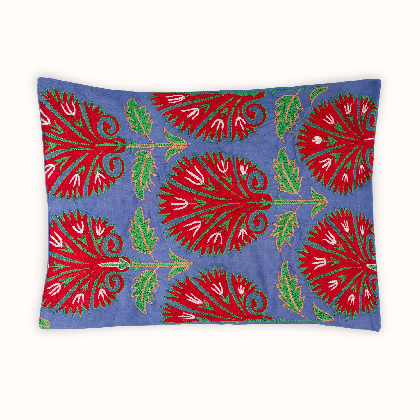 Suzani Rouge Poppy & Bleu Persan
