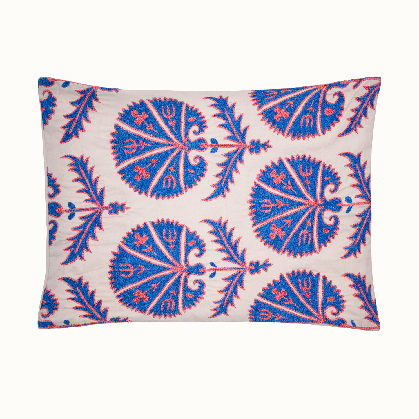 Suzani Bleu & Corail