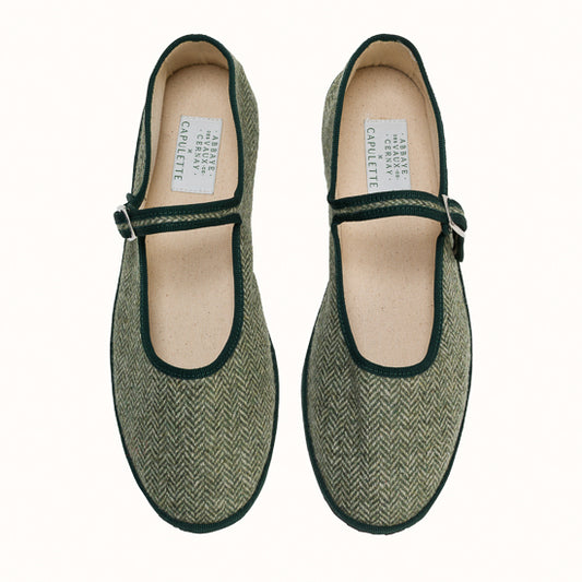 Bambina chevrons verts x Abbaye des Vaux de Cernay