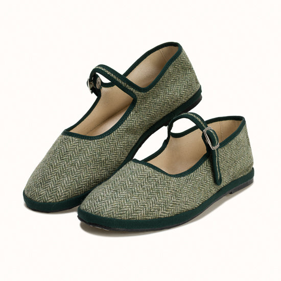 Bambina chevrons verts x Abbaye des Vaux de Cernay