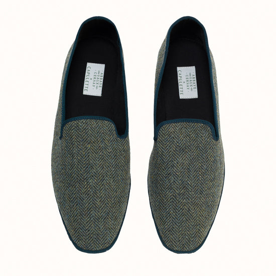 Marchesa chevrons lagoon x Abbaye des Vaux de Cernay