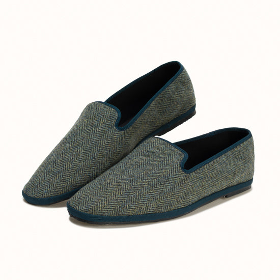 Marchesa chevrons lagoon x Abbaye des Vaux de Cernay