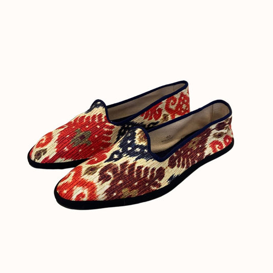 Friulane Ikat Red and Blue
