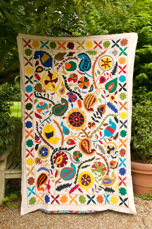 Suzani Floral Blossom Tablecloth