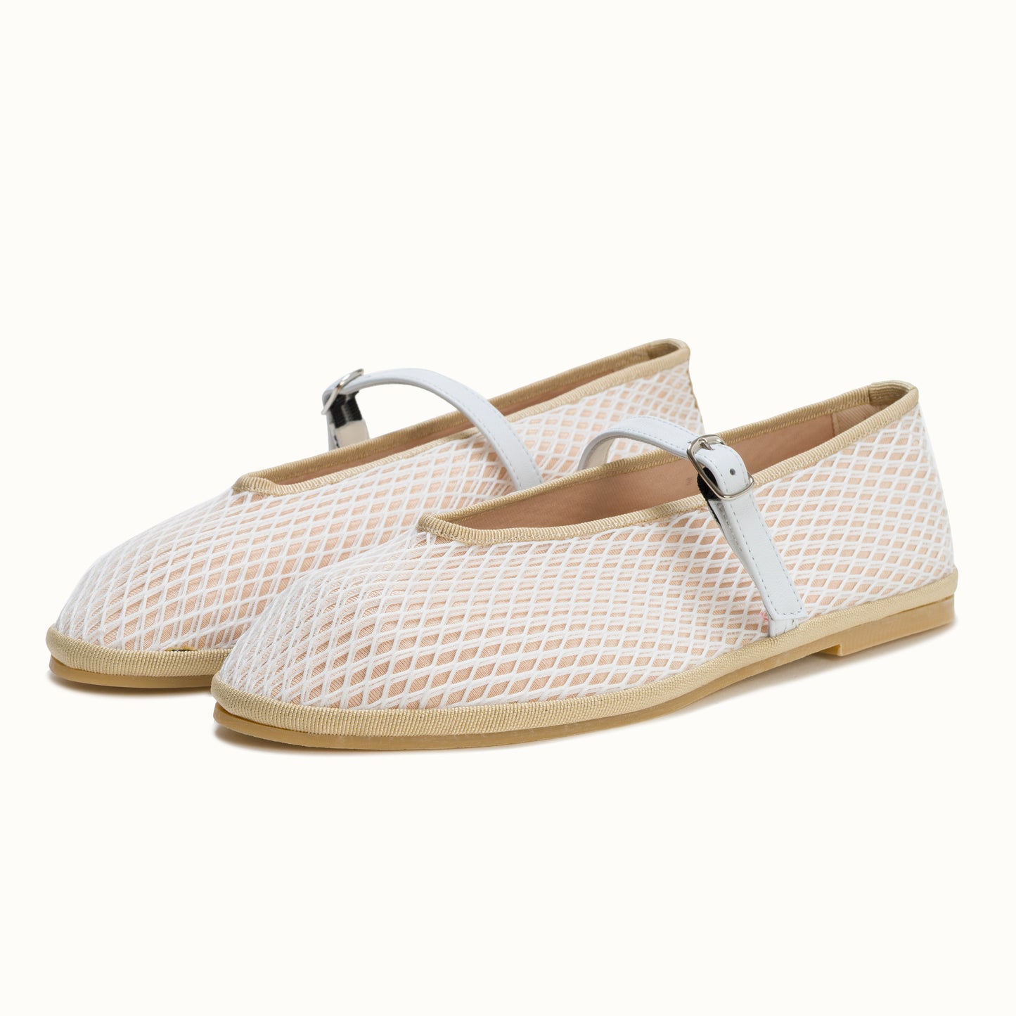 Norma Beige Fishnet