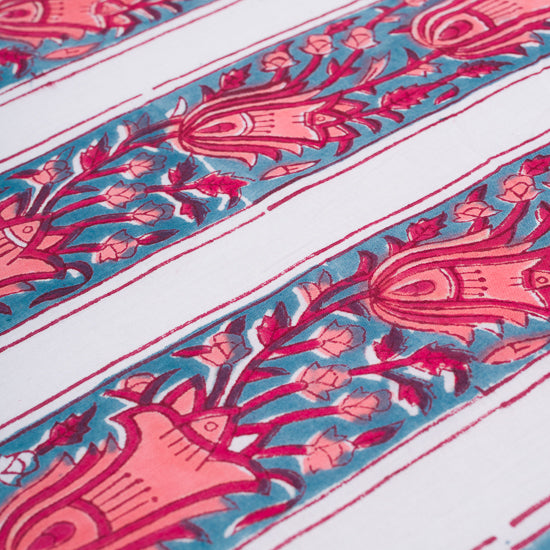 Serviette Blue Pearls & Coral