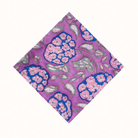 Serviette Purple Hortensia