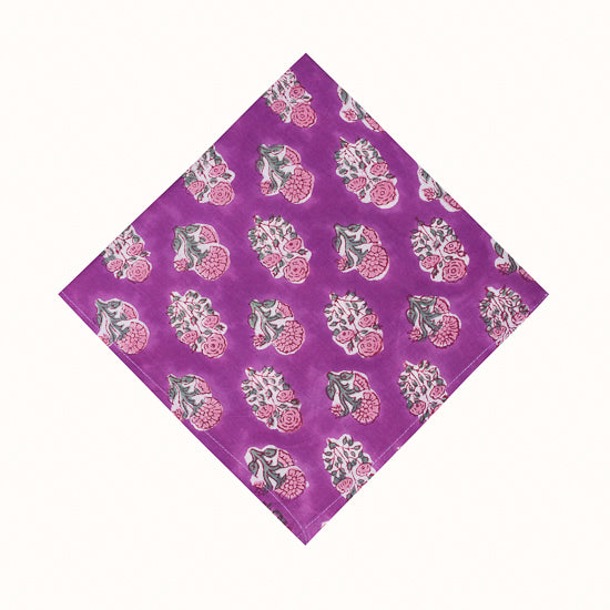 Serviette Purple Hortensia