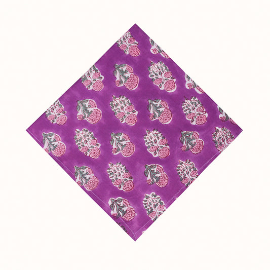 Serviette Purple Hortensia