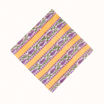 Yellow and Purple Towel