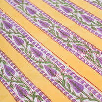 Yellow and Purple Towel