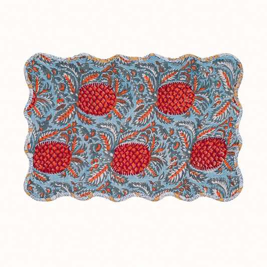 Red Pineapple placemat