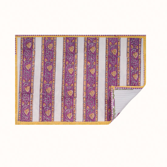 Set de table et Serviette Purple Sunflower