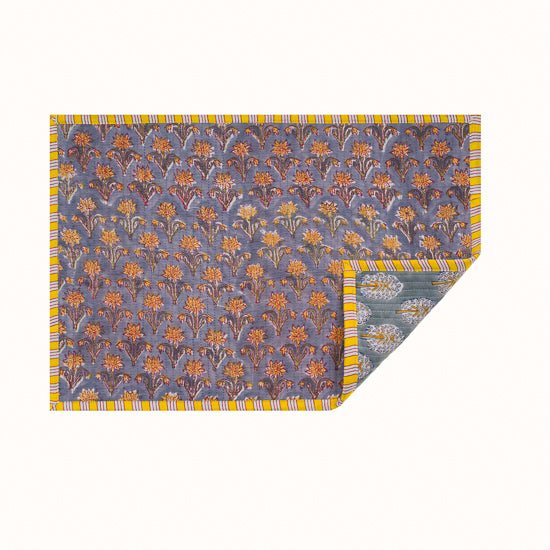 Set de table et Serviette Saffron Flowers