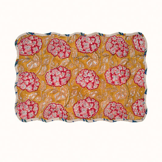 Placemat Red Hortensia