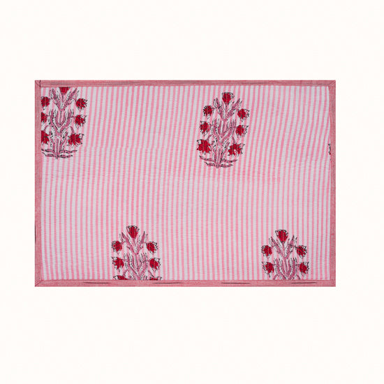 Set de table et Serviette Salmon Pink