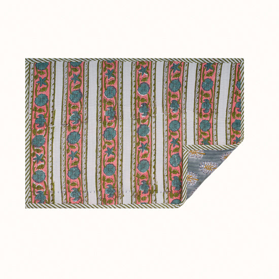 Set de table et Serviette Salmon Pearl