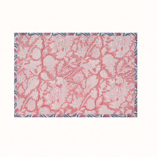 Set de table et Serviette Pale Pink Flamingo