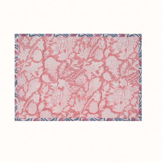 Set de table et Serviette Pale Pink Flamingo