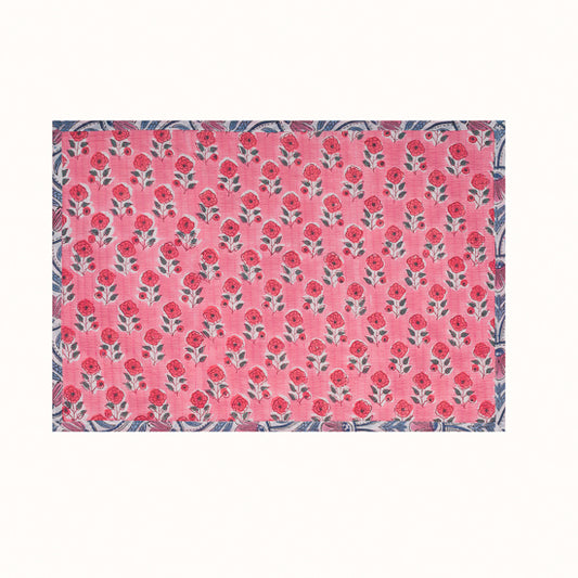 Set de table et Serviette Pale Pink Flamingo