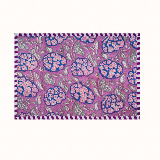 Set de table et Serviette Purple Hortensia