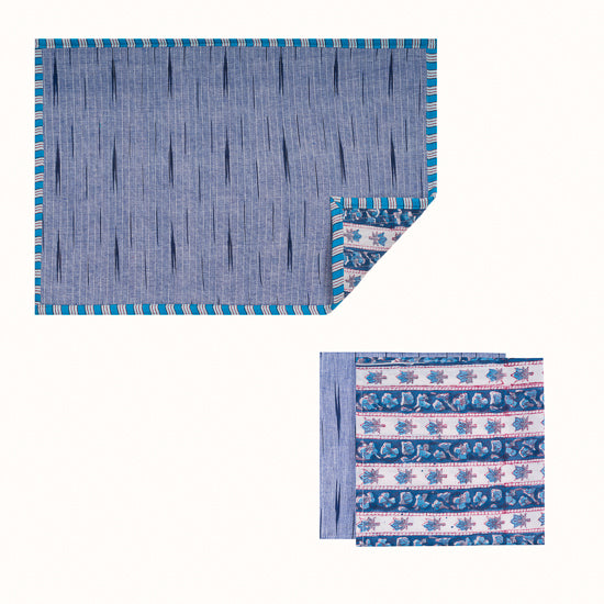 Set de table et Serviette Colbat Blue