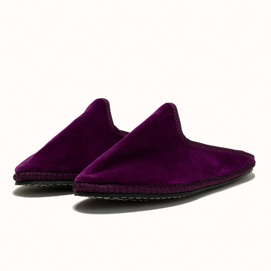 Babouches Aubergine