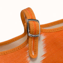 Bambina Ikat Orange Mandarine