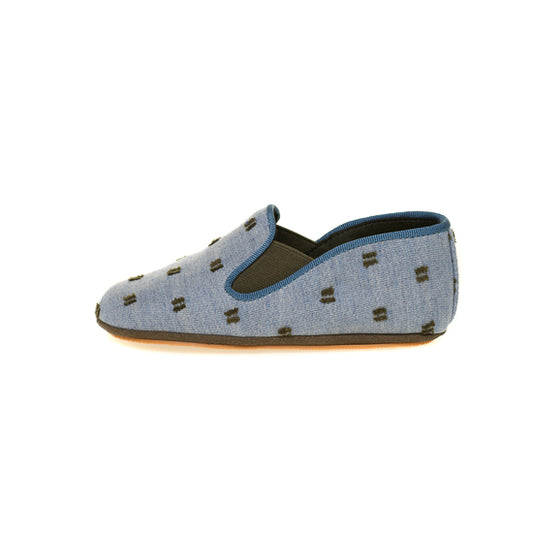 La Pantoufle Plumetis Kaki