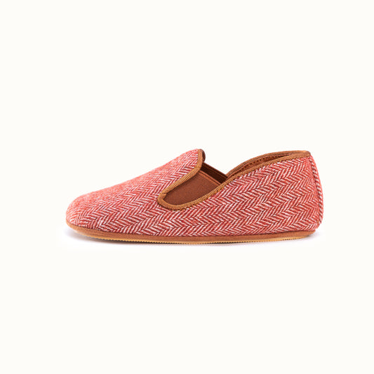 The Tweed Grapefruit slipper