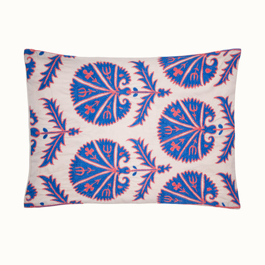 Suzani Blue & Coral