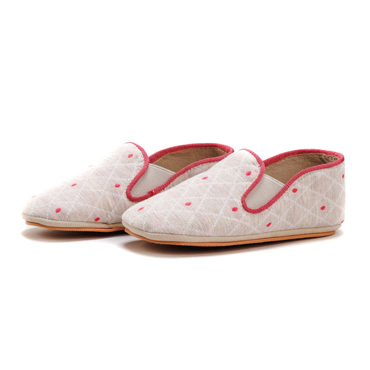 The Harlequin Coral Slipper