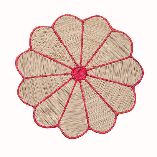 Placemat Iraca Margarita Red